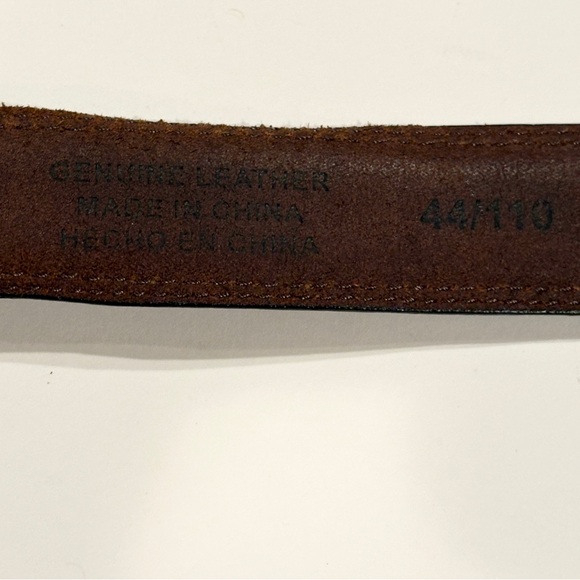 Dockers men's brown leather belt, XL - Picture 2 of 5